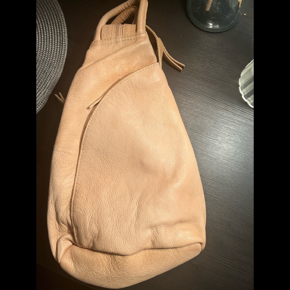 Free People Soho Convertible Leather Sling Backpack